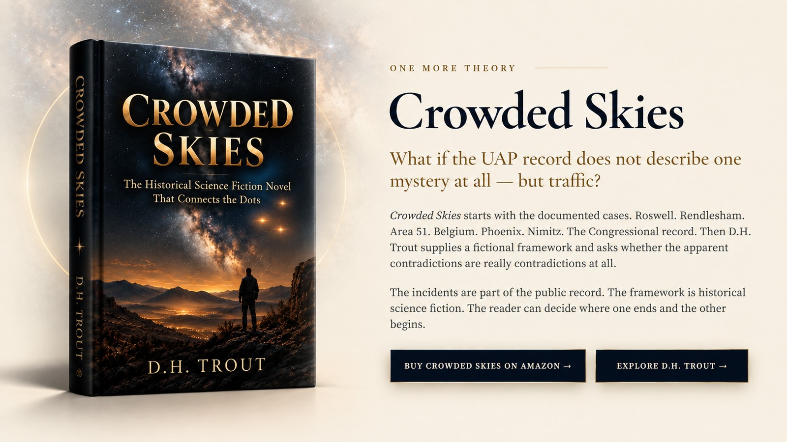 Crowded Skies by D.H. Trout