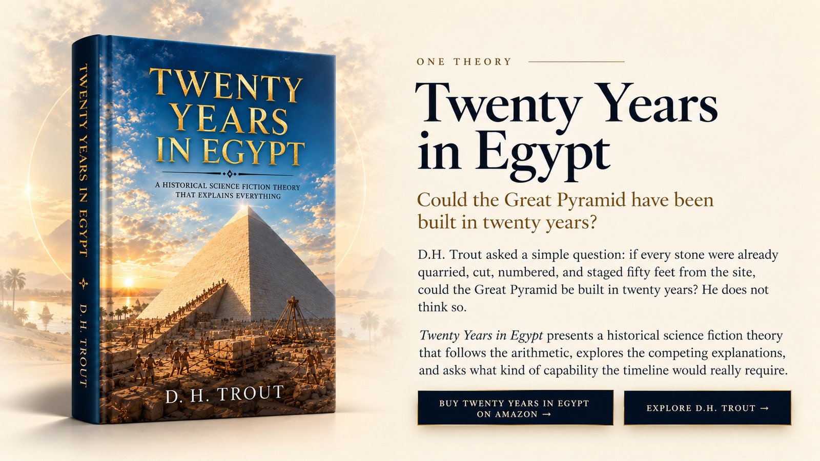 Twenty Years in Egypt by D.H. Trout